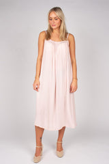 Langes Strandkleid Rosa