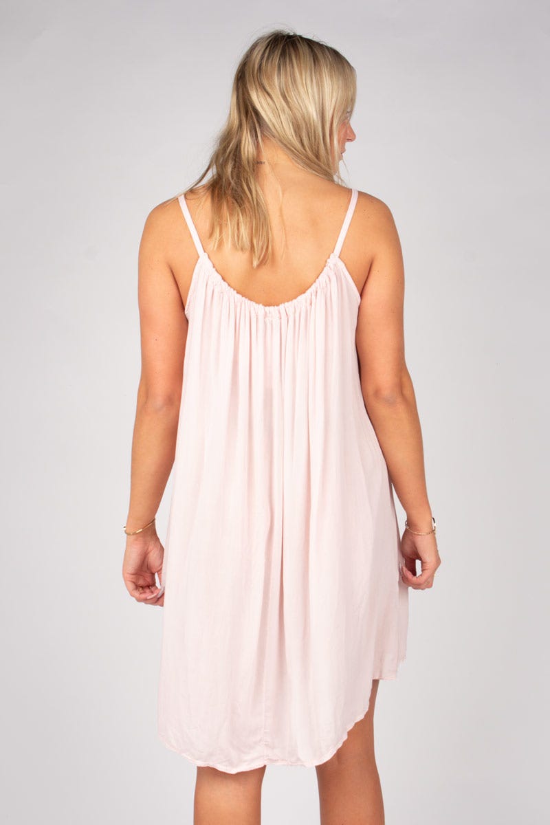 Kurzes Strandkleid Rosa