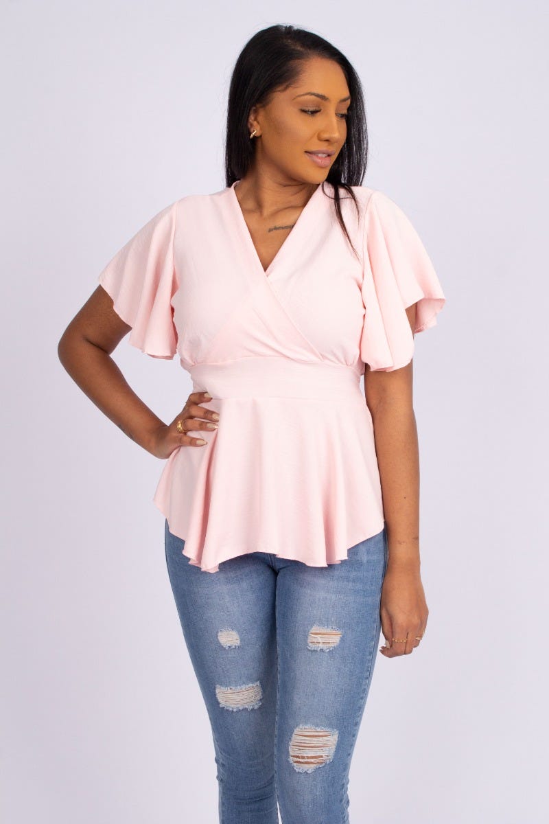 Silke top, rosa