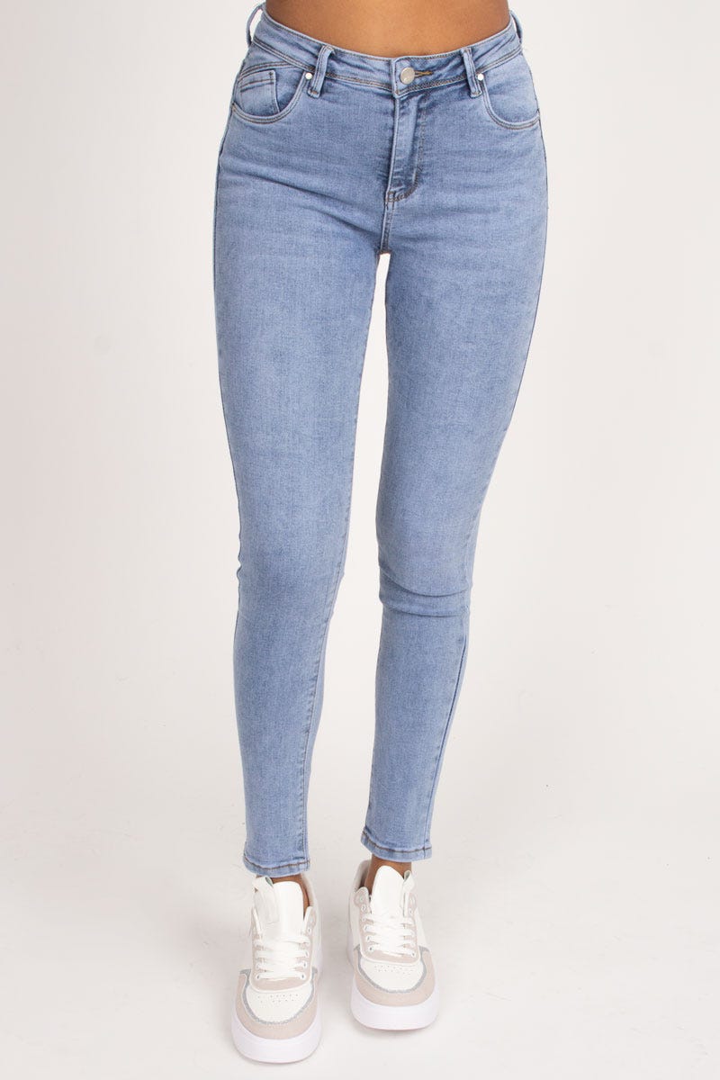 Skinny jeans m. push up Denim