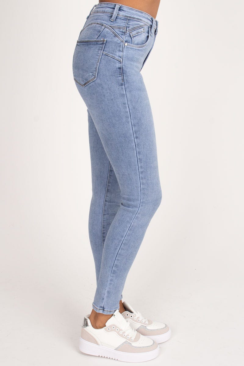 Skinny jeans m. push up Denim