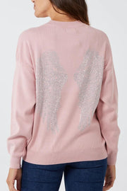 Bluse m. vinger Rosa