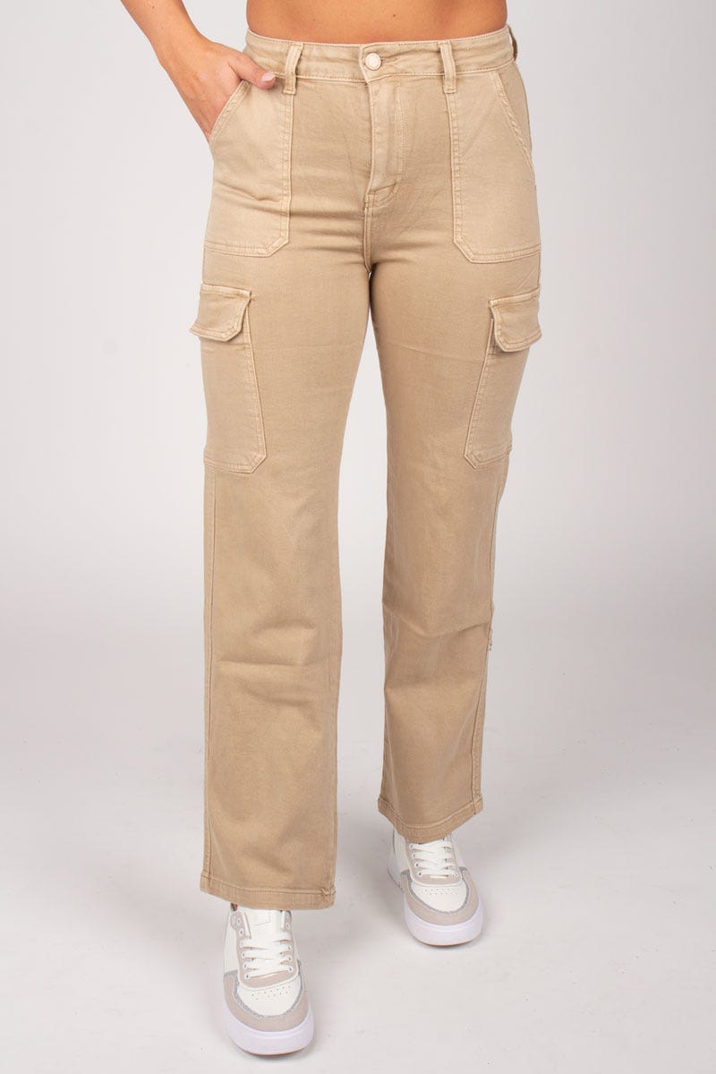 Cargo jeans Beige