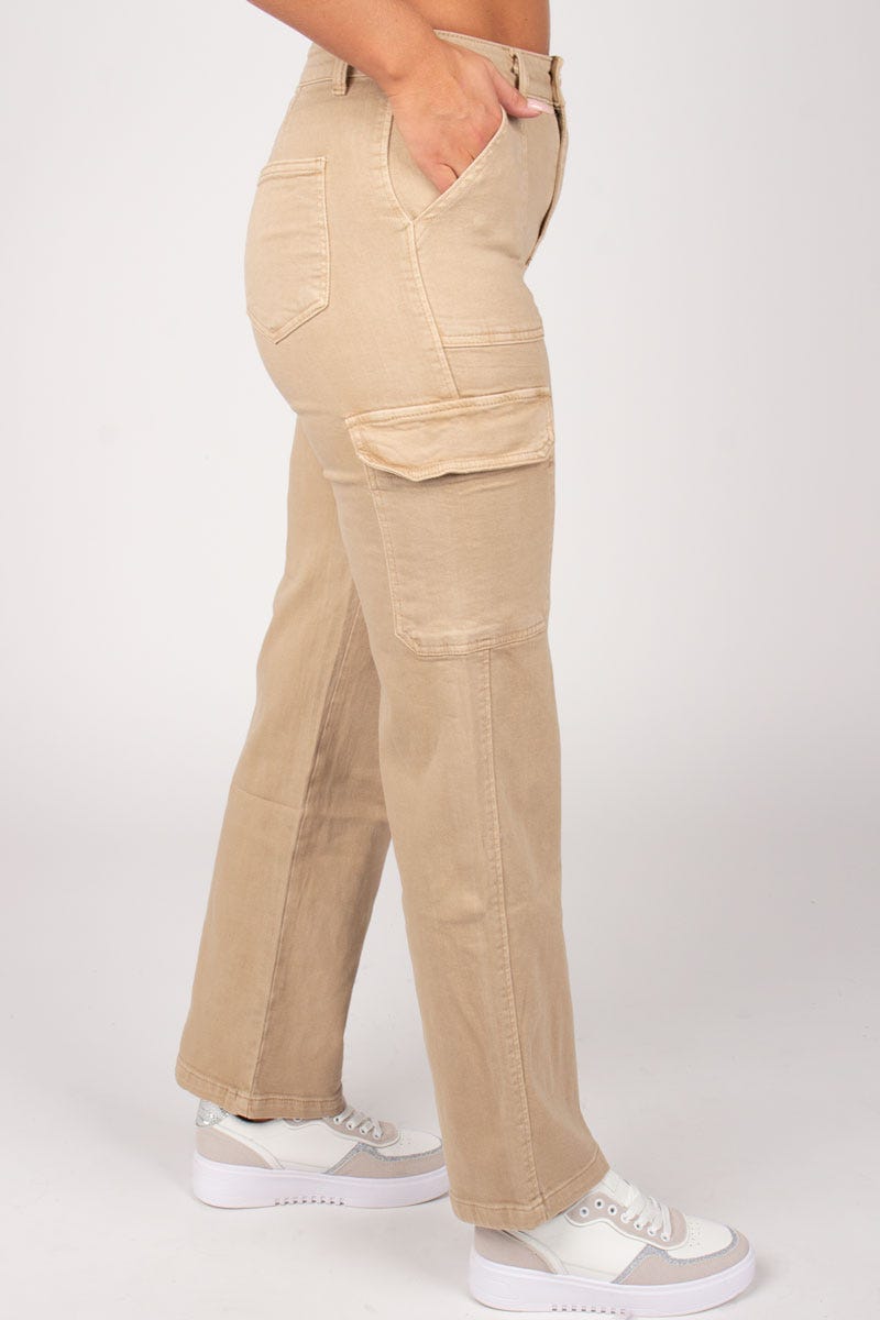 Cargo jeans Beige