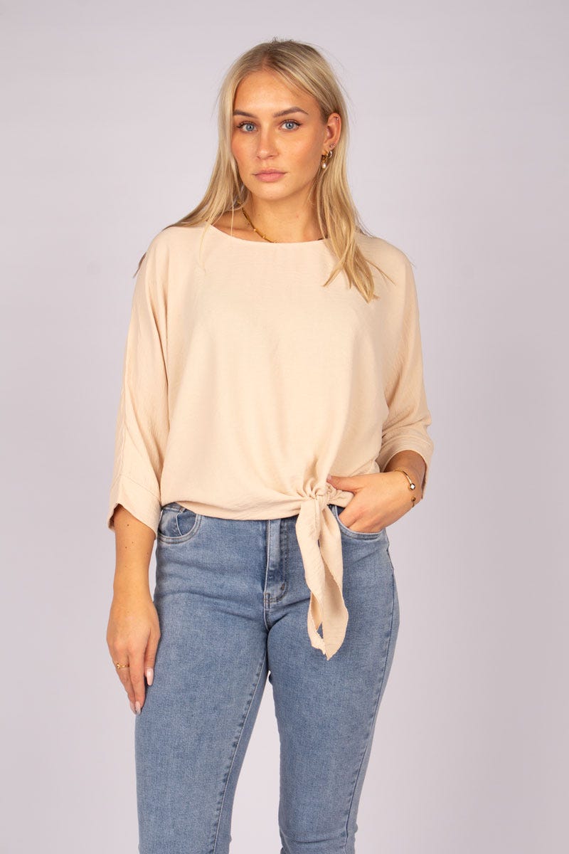 Batwing m. knude Beige