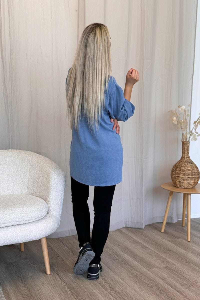 Adeline Bluse Blau