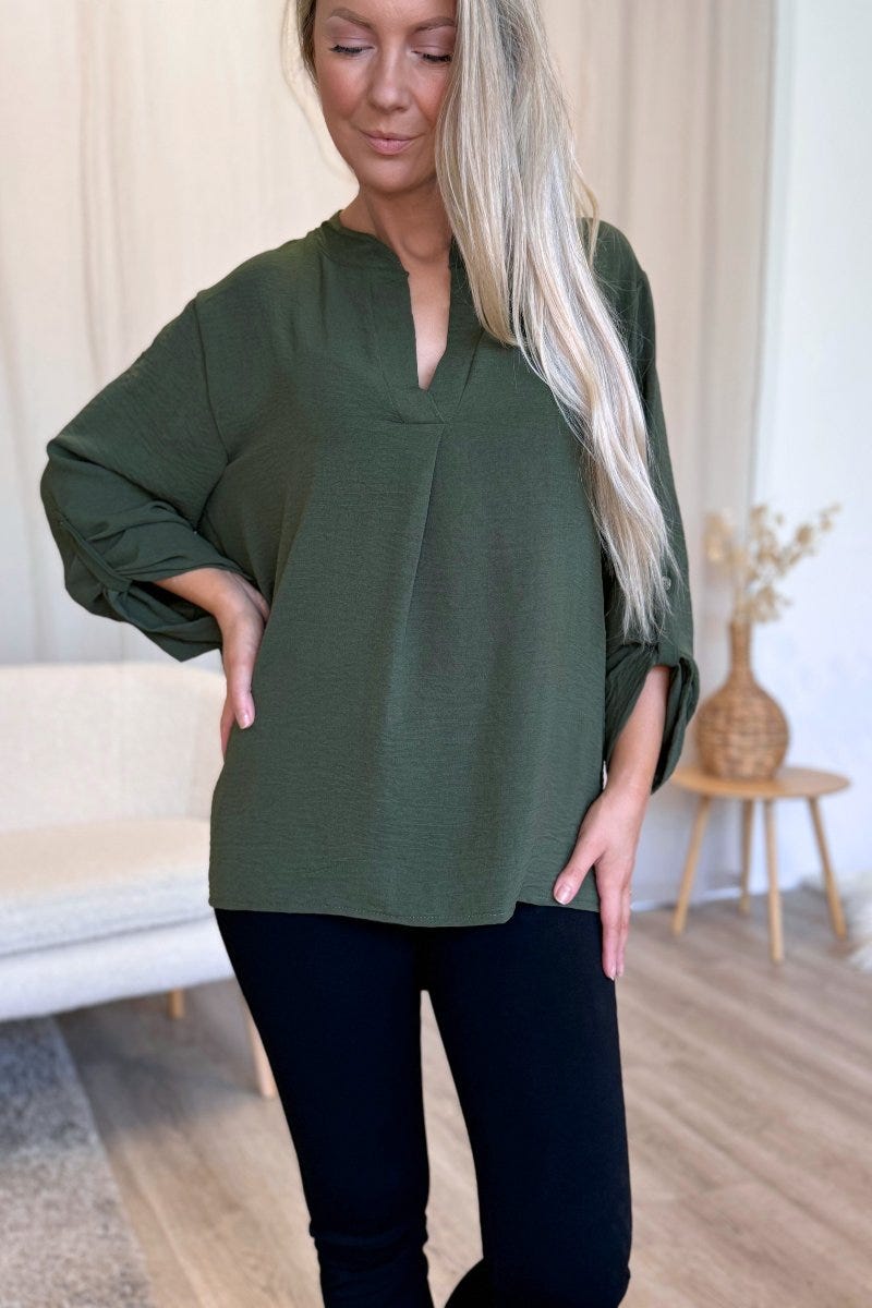 Adeline bluse Khaki