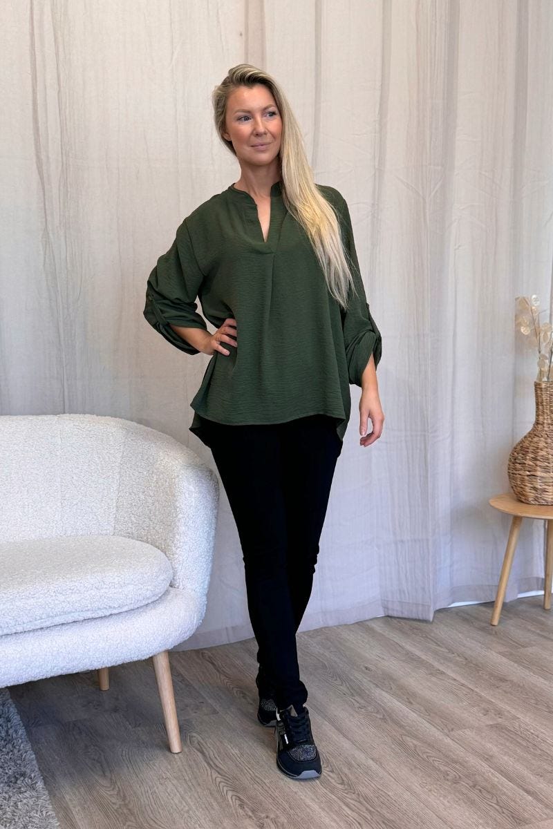 Adeline bluse Khaki