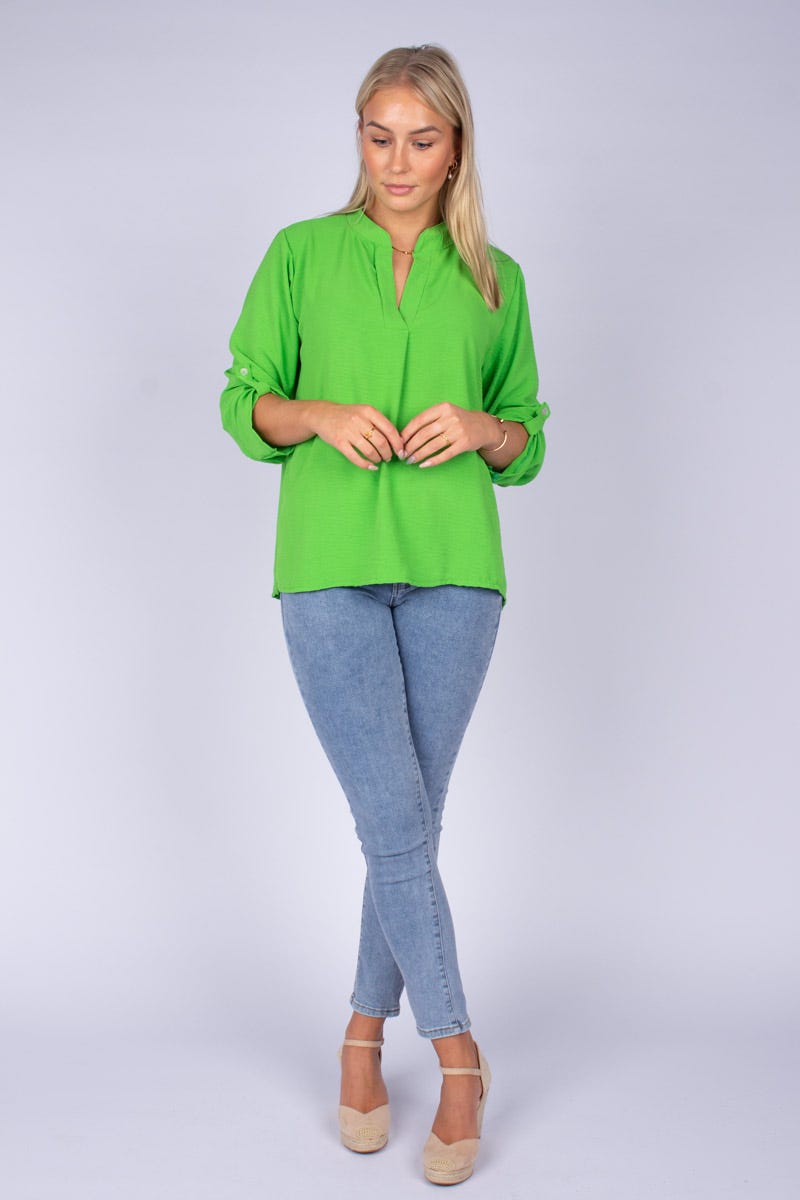 Adeline Bluse Lime Grün