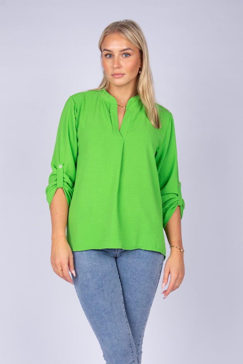 Adeline Bluse Lime Grün