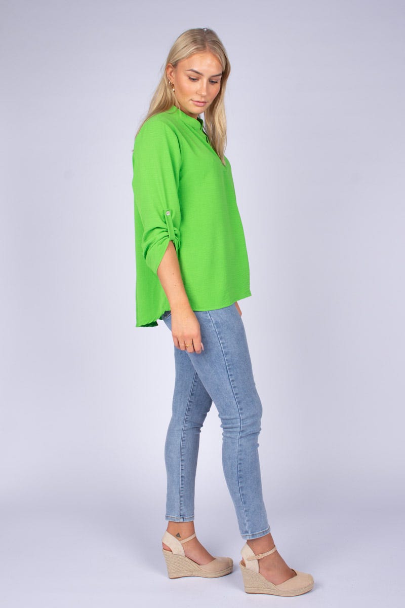 Adeline Bluse Lime Grün