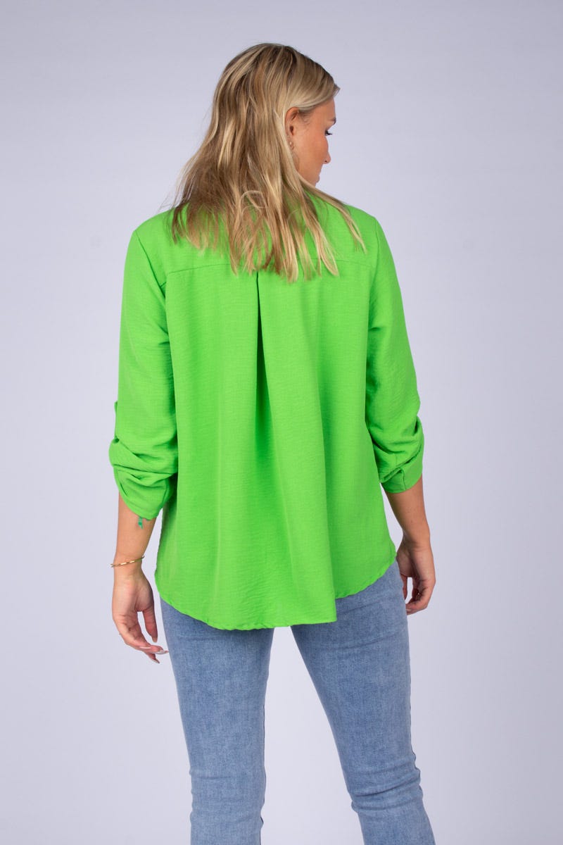 Adeline Bluse Lime Grün