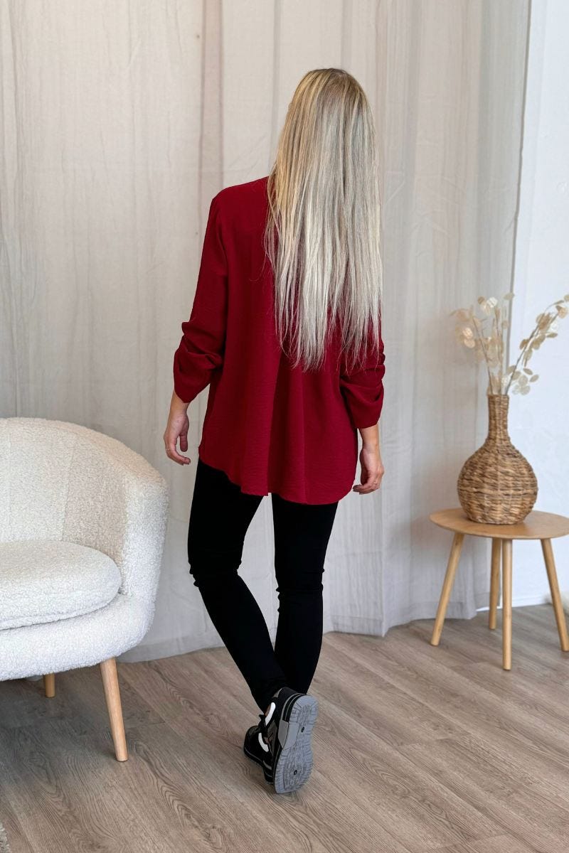 Adeline Bluse Rot