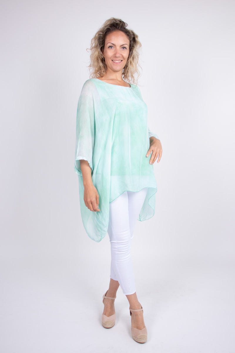 Tunika m. batwing Mint