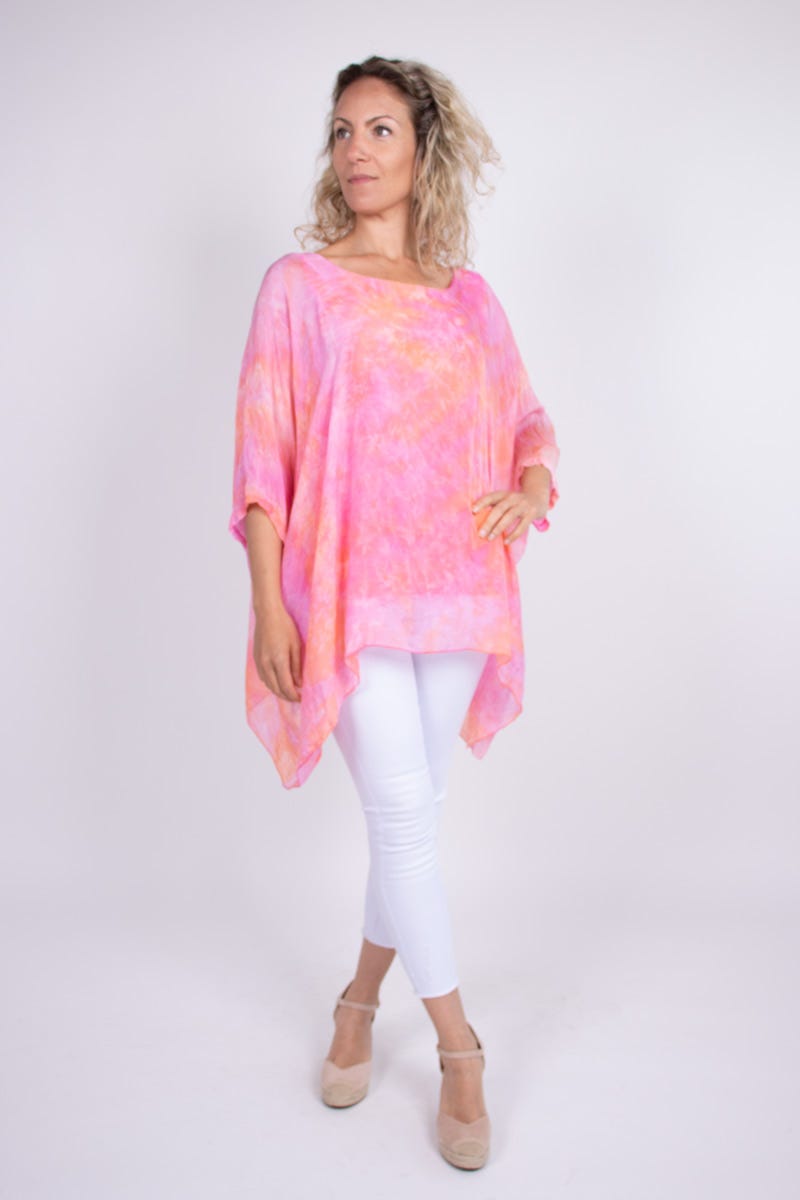 Tunika m. batwing Pink