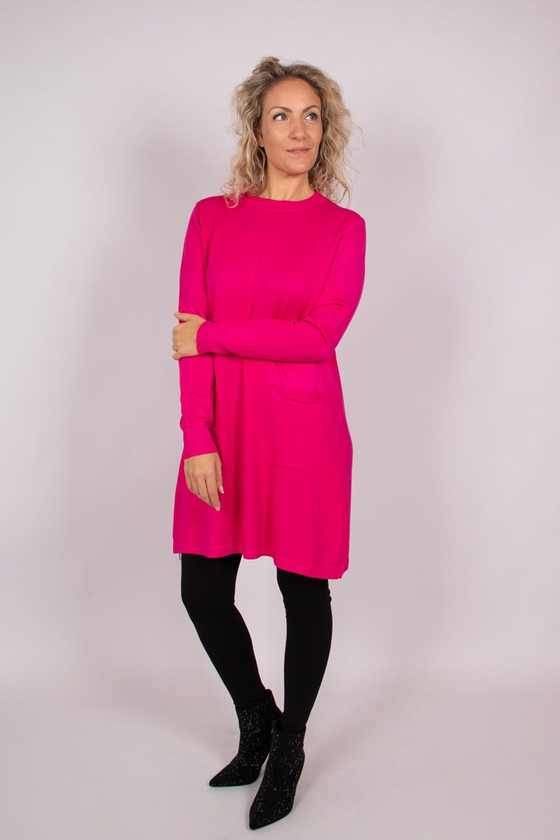 Strickkleid Pink