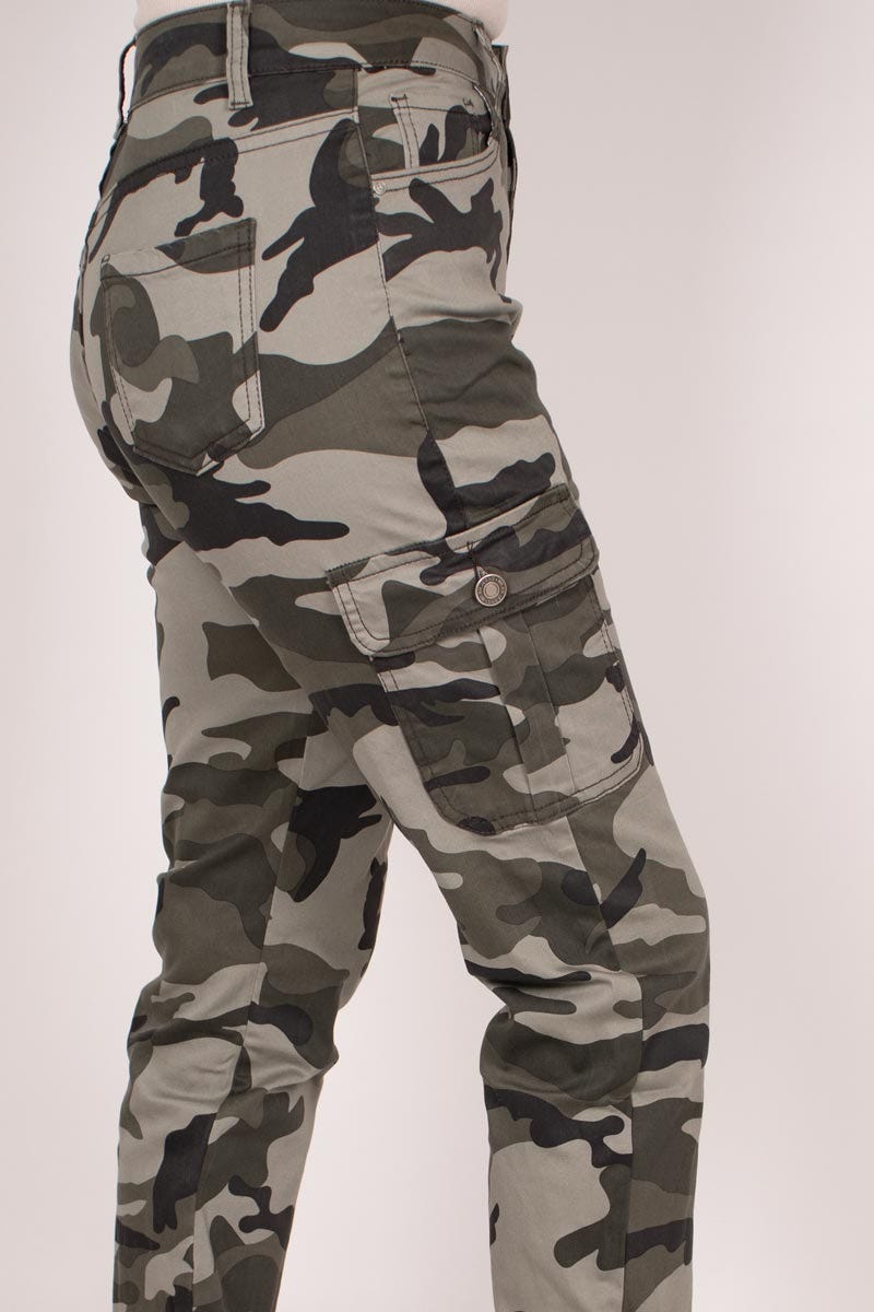 Camouflage jeans Khaki