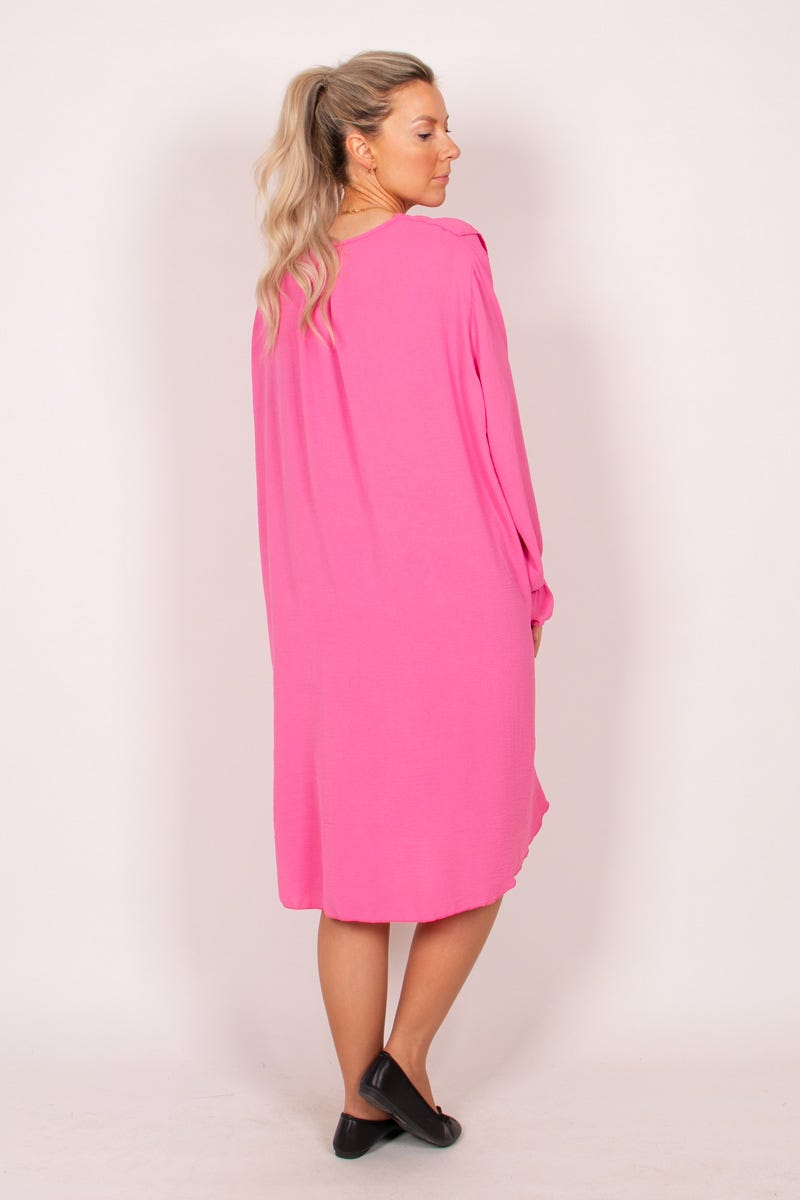 Rüschenkleid Pink