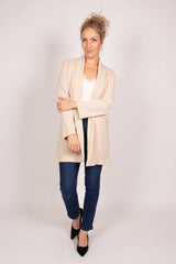 Schlichter Longblazer Beige