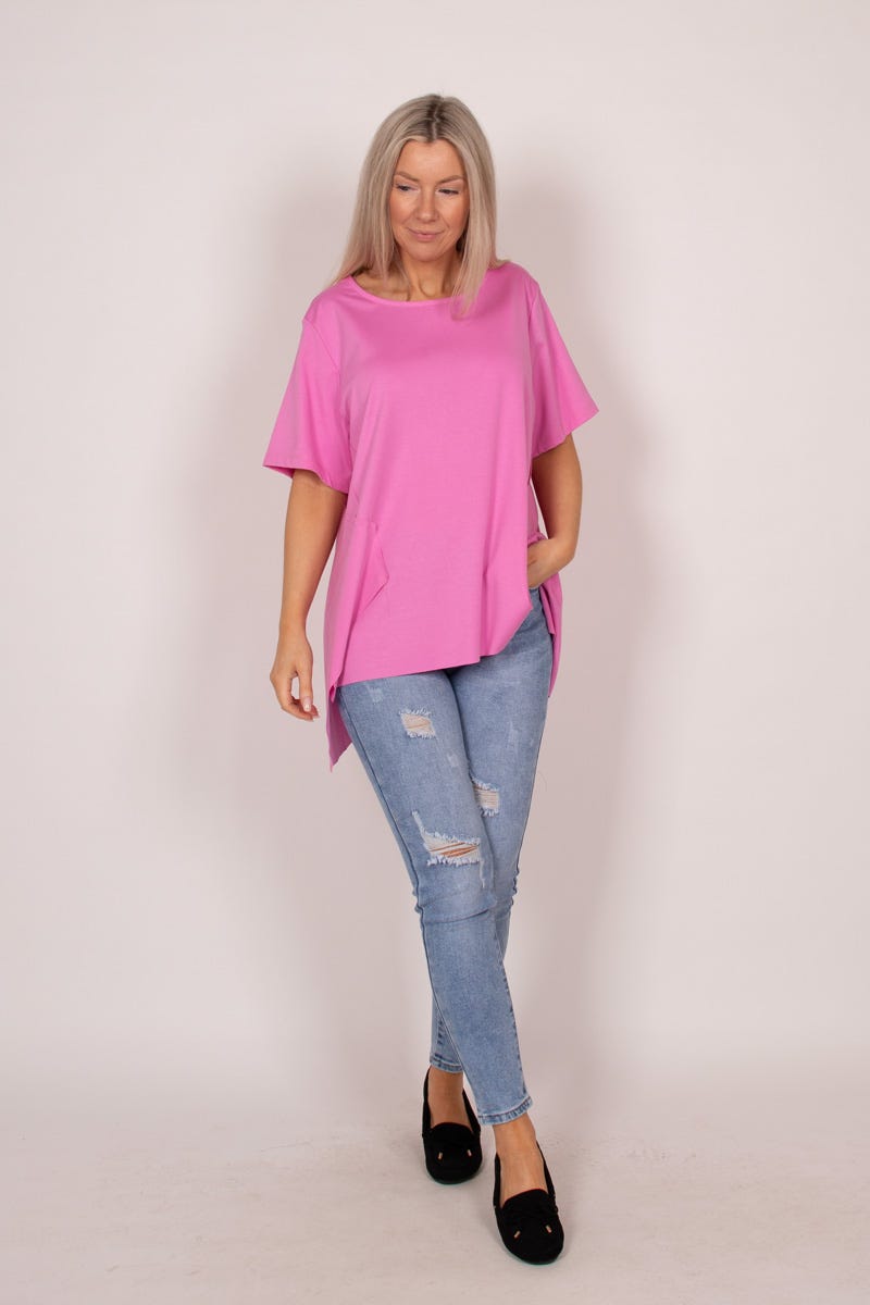 A-Linien-T-Shirt Pink