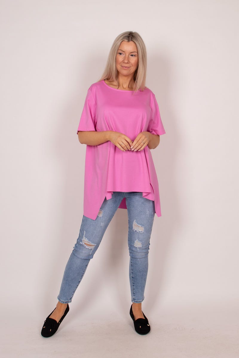 A-Linien-T-Shirt Pink