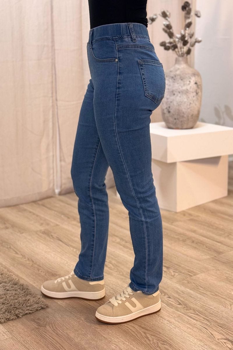 Plus size slim fit jeggings Denim