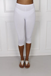 3/4 leggings, creme