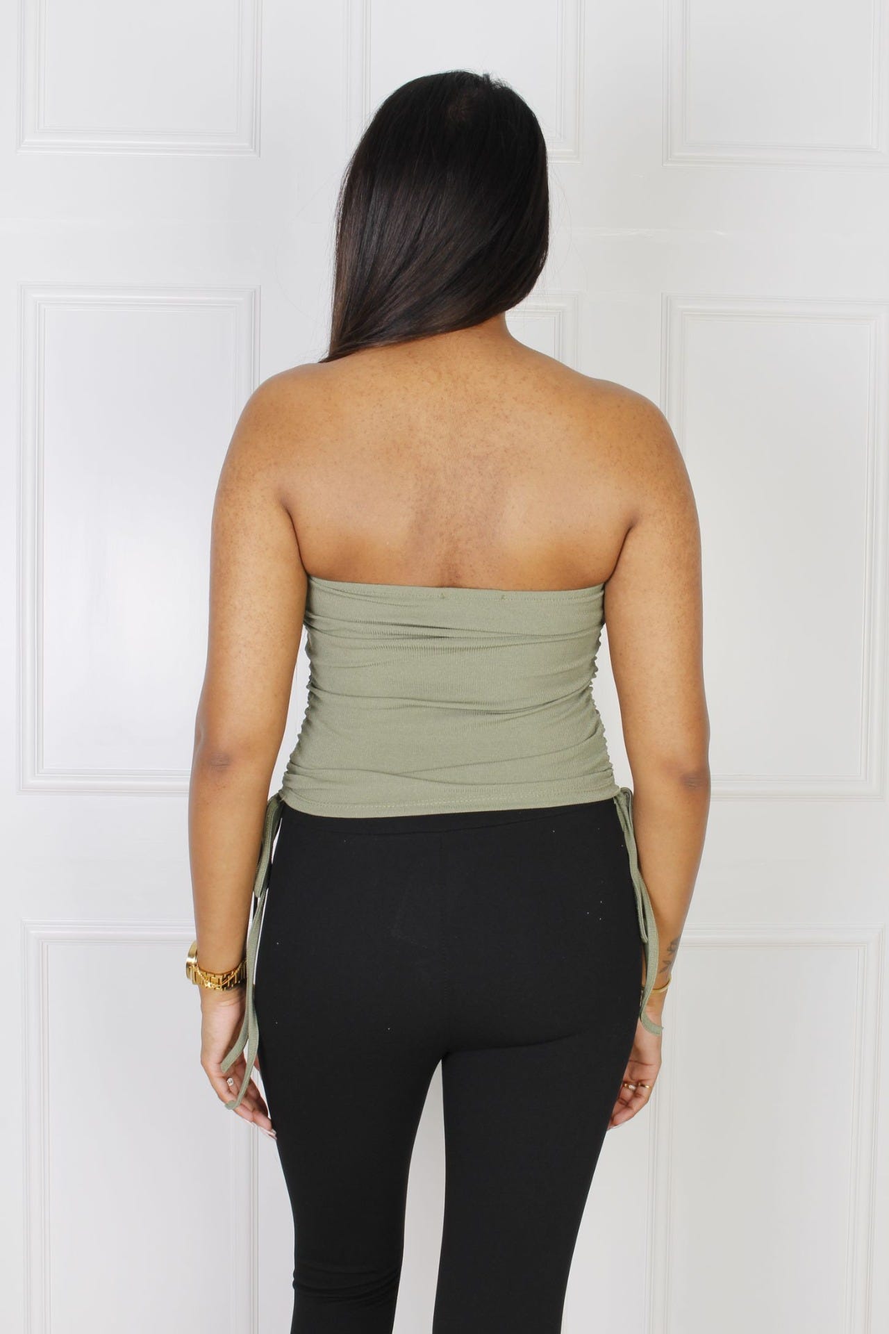 Amalie top, khaki