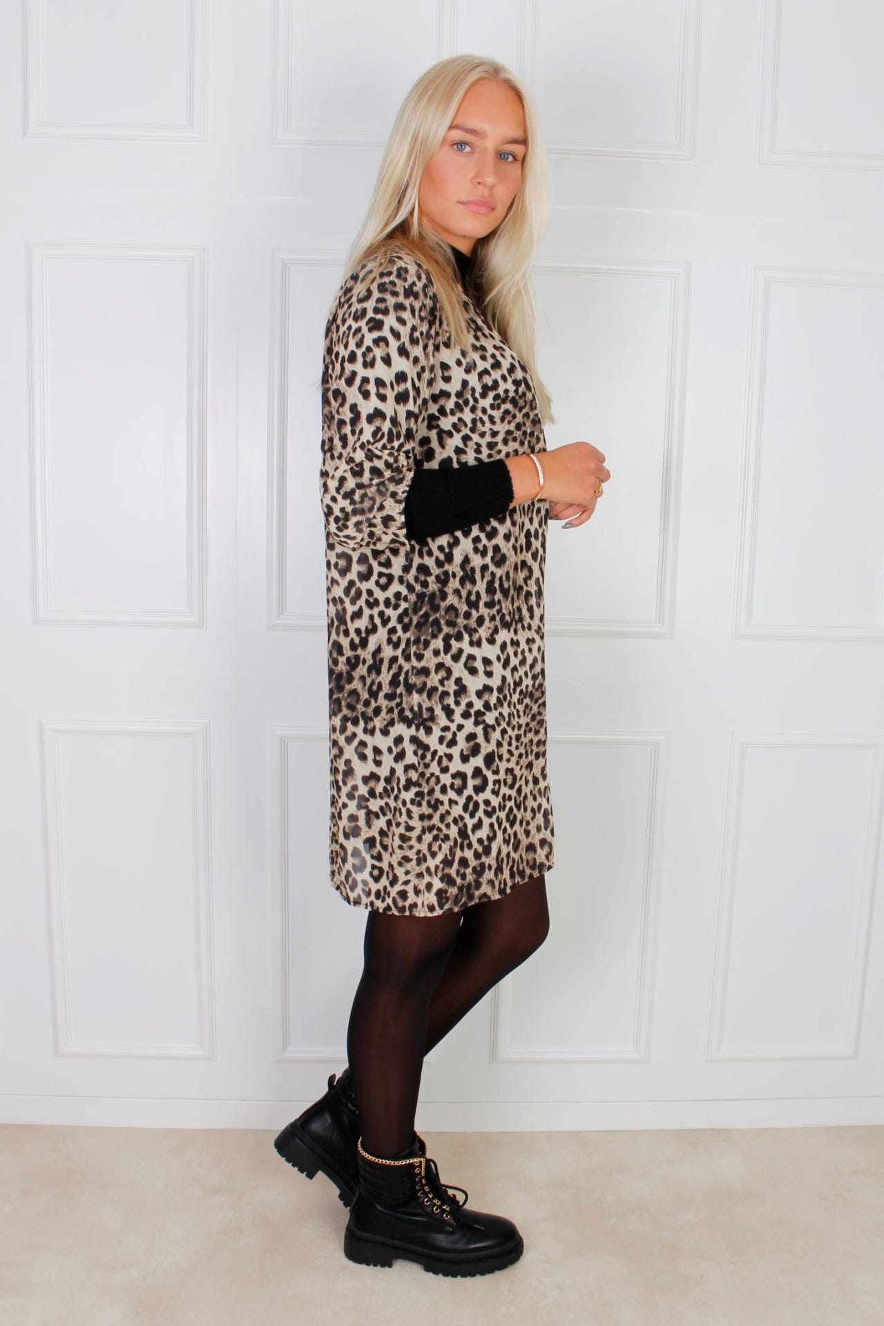 Camilla Kimono mit Leopardenprint