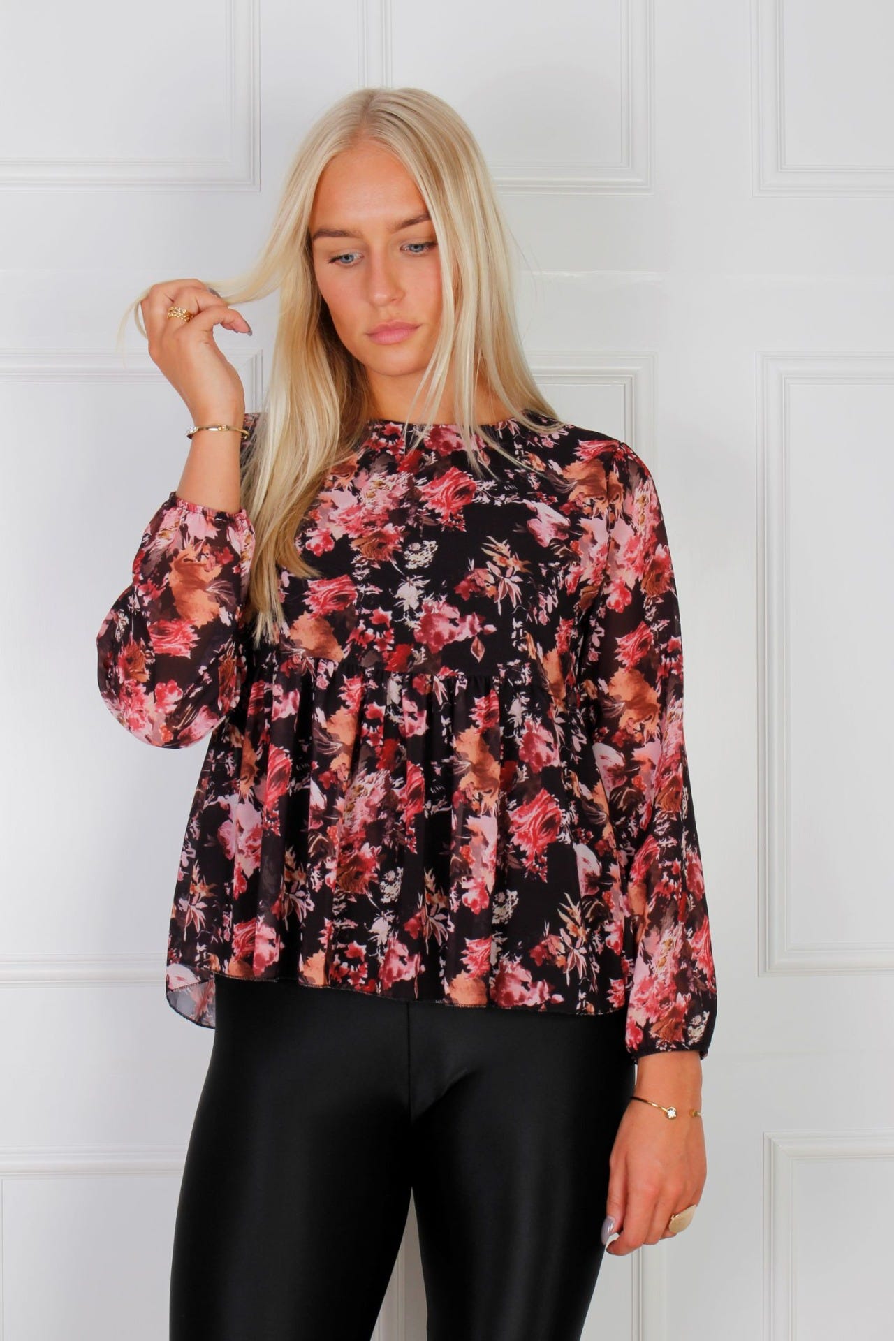 Frida Bluse mit Blumenprint