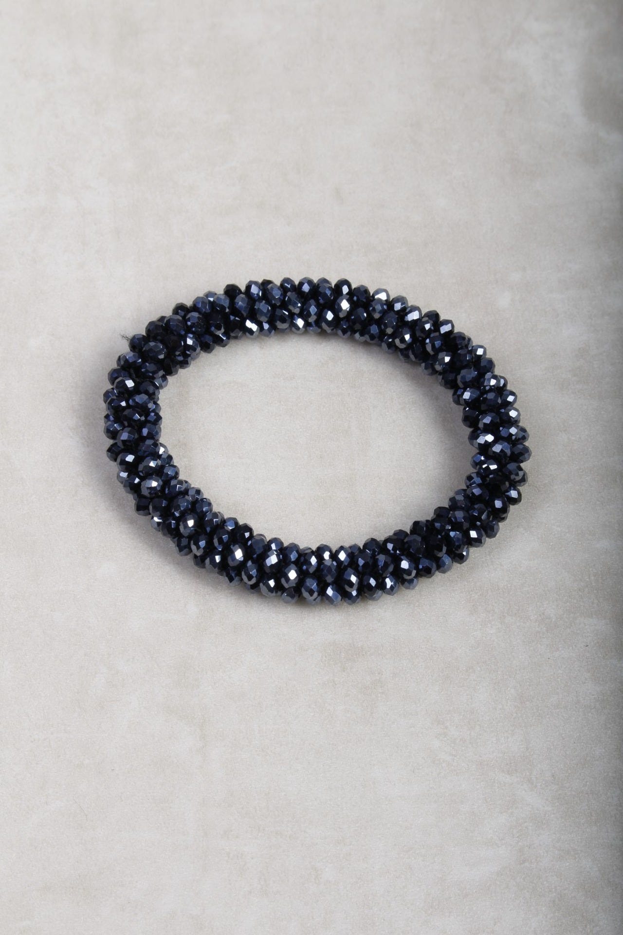 Perlenarmband, navy