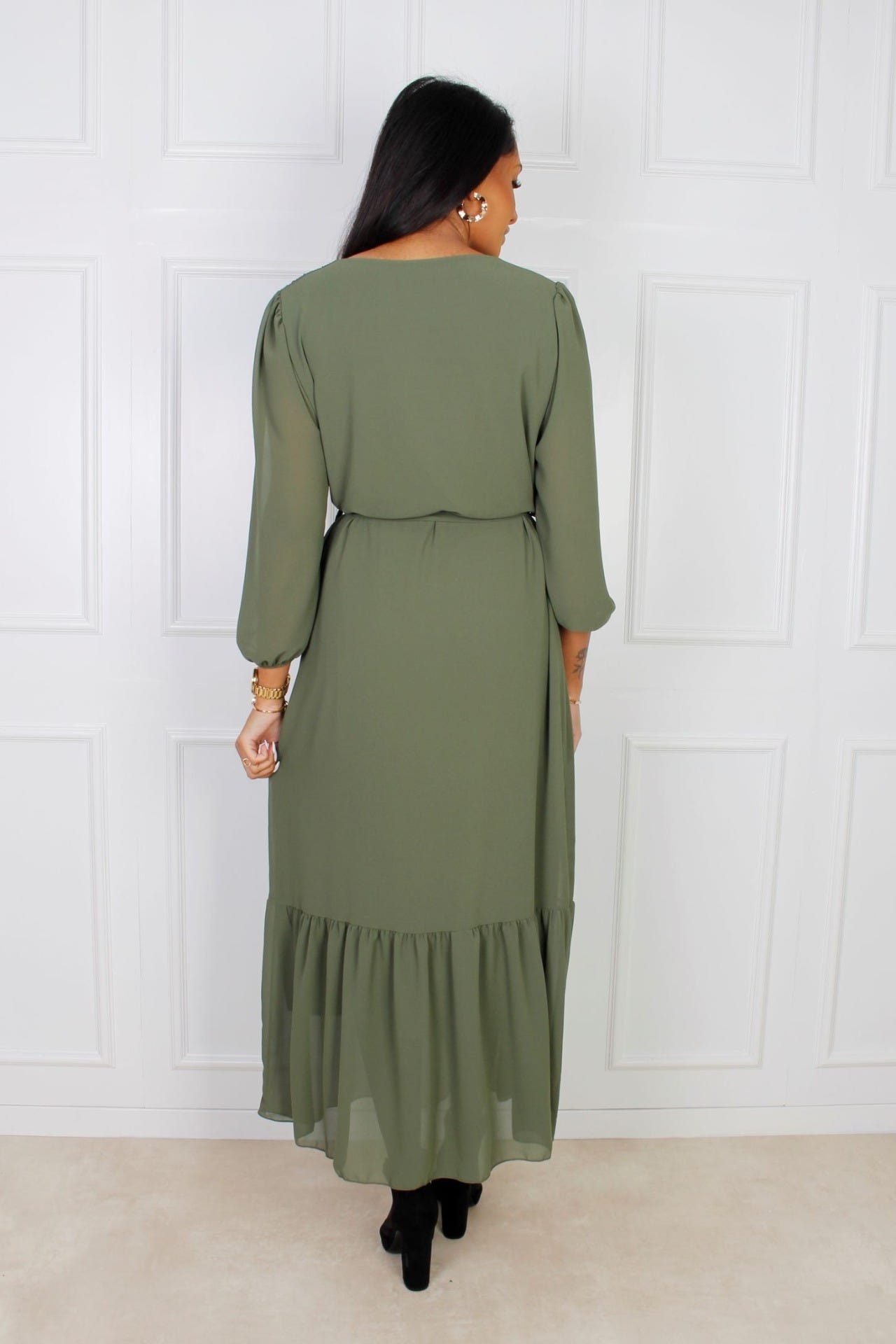 Ida Maxikleid, khaki