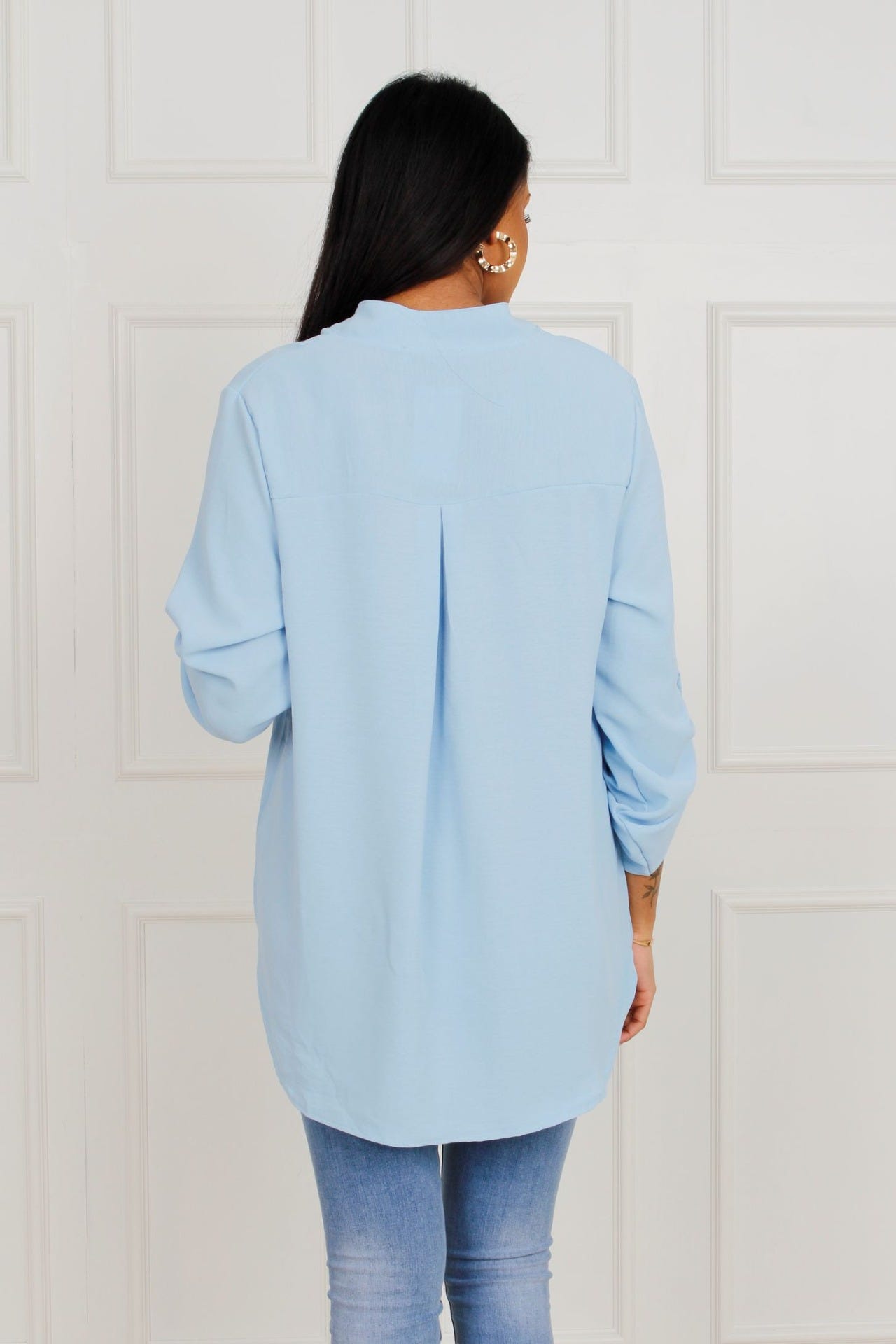 Adeline bluse, sky blue