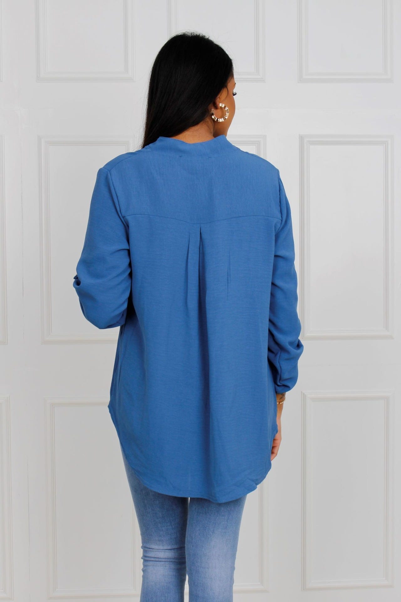 Adeline Bluse, blau