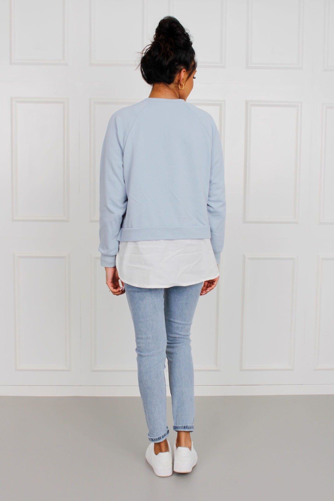 Sweatshirt, himmelblau