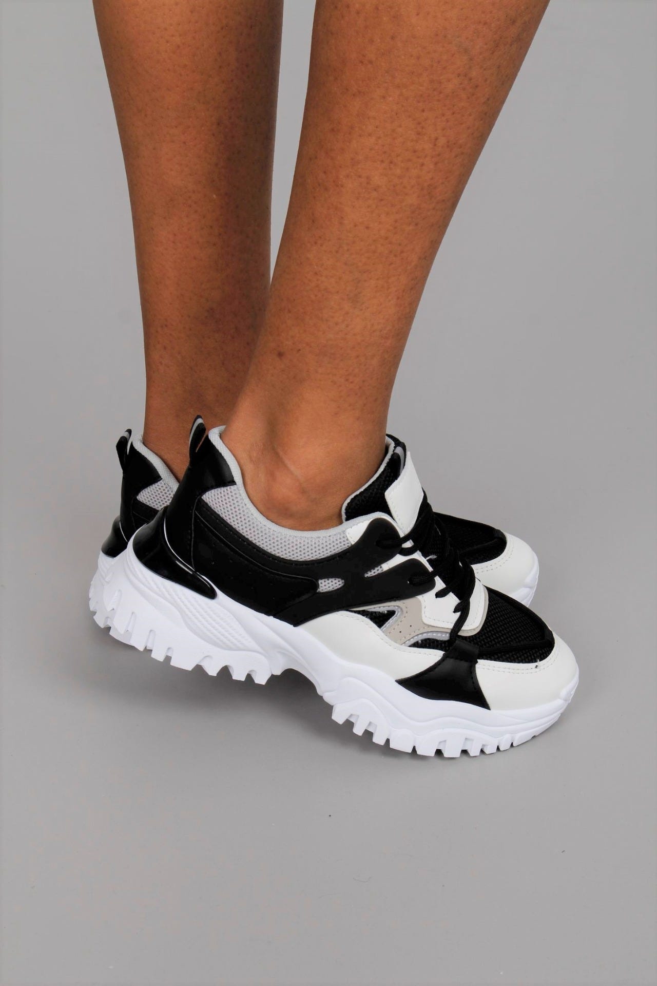 Chunky sneakers, Sort/Grå