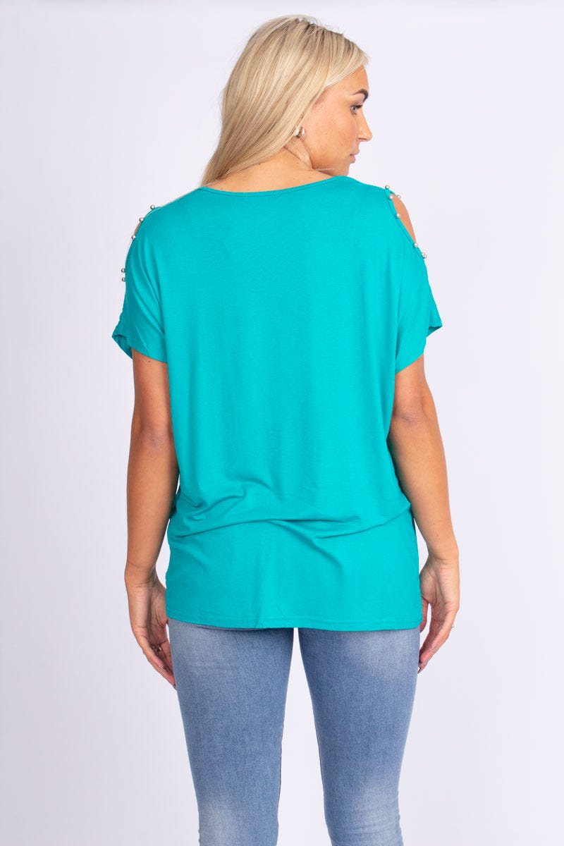 T-shirt m. simili motiv Aqua