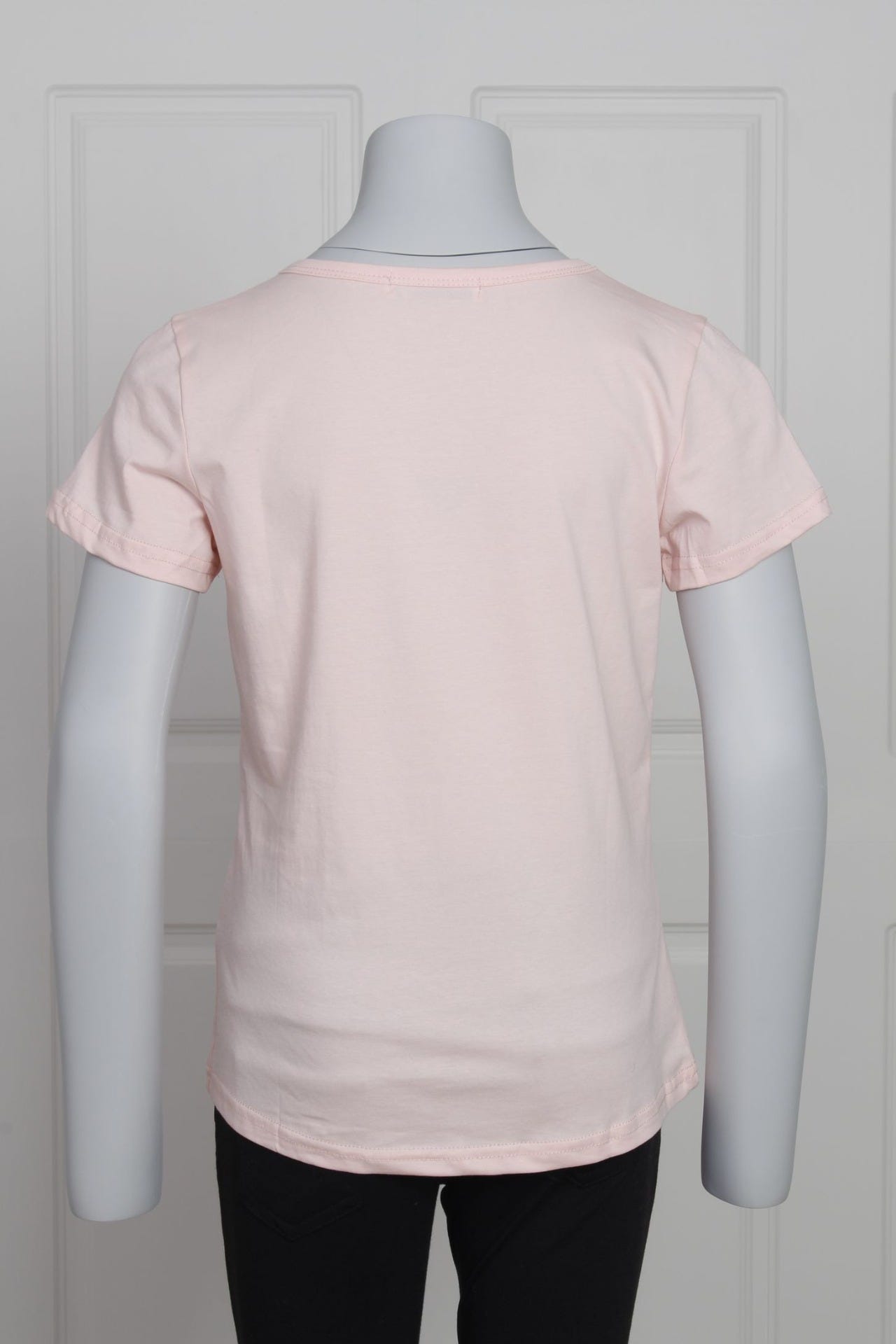 T-Shirt mit Puppenmotiv, pink