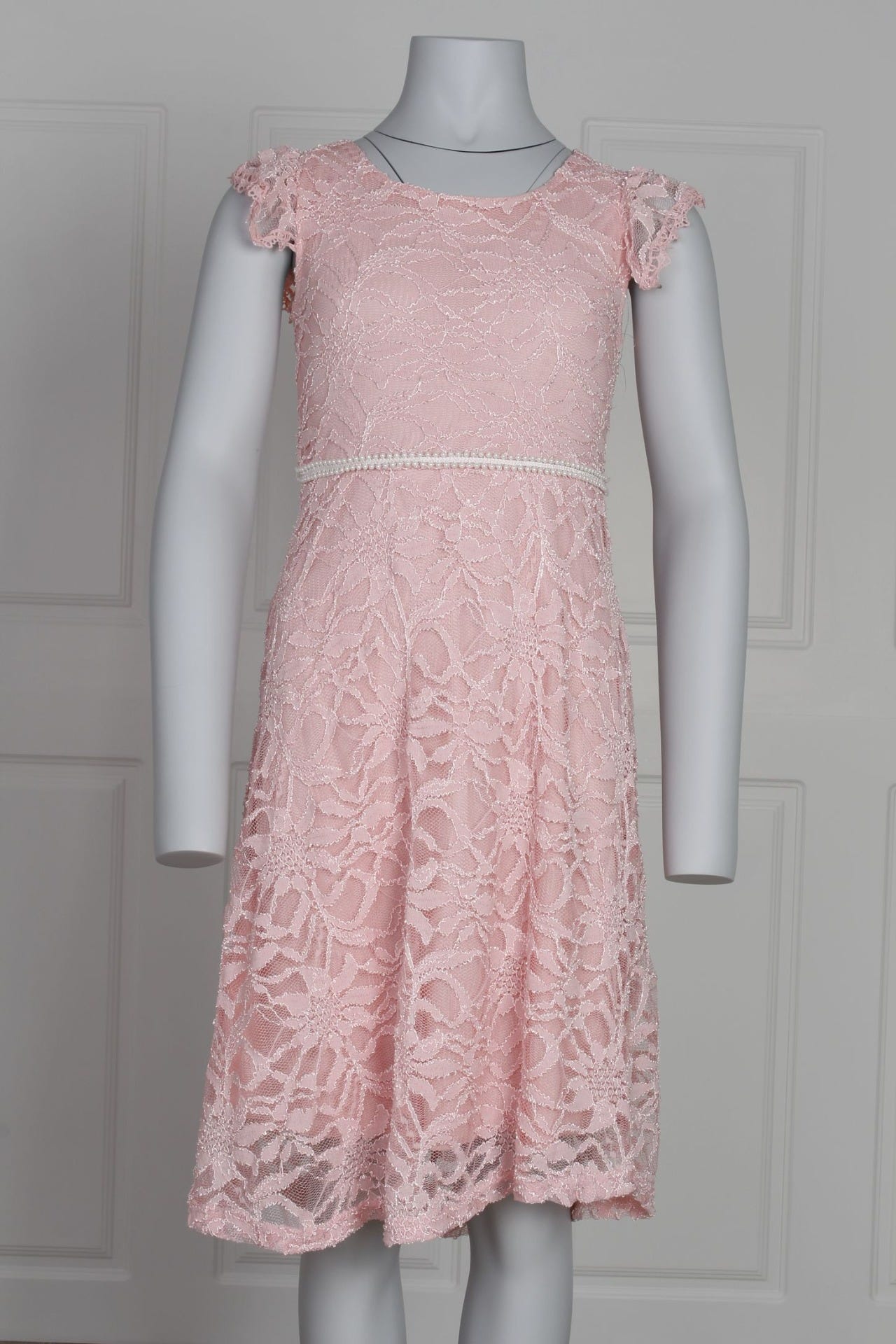 Spitzenkleid, pink