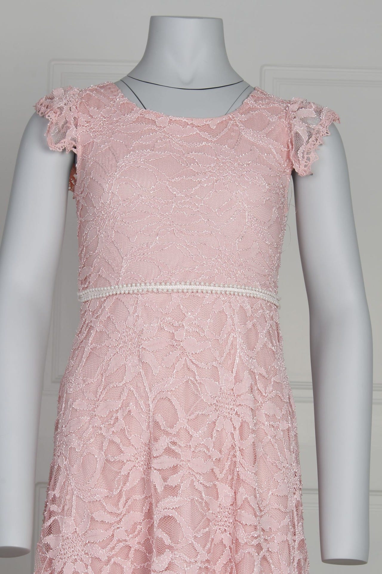 Spitzenkleid, pink