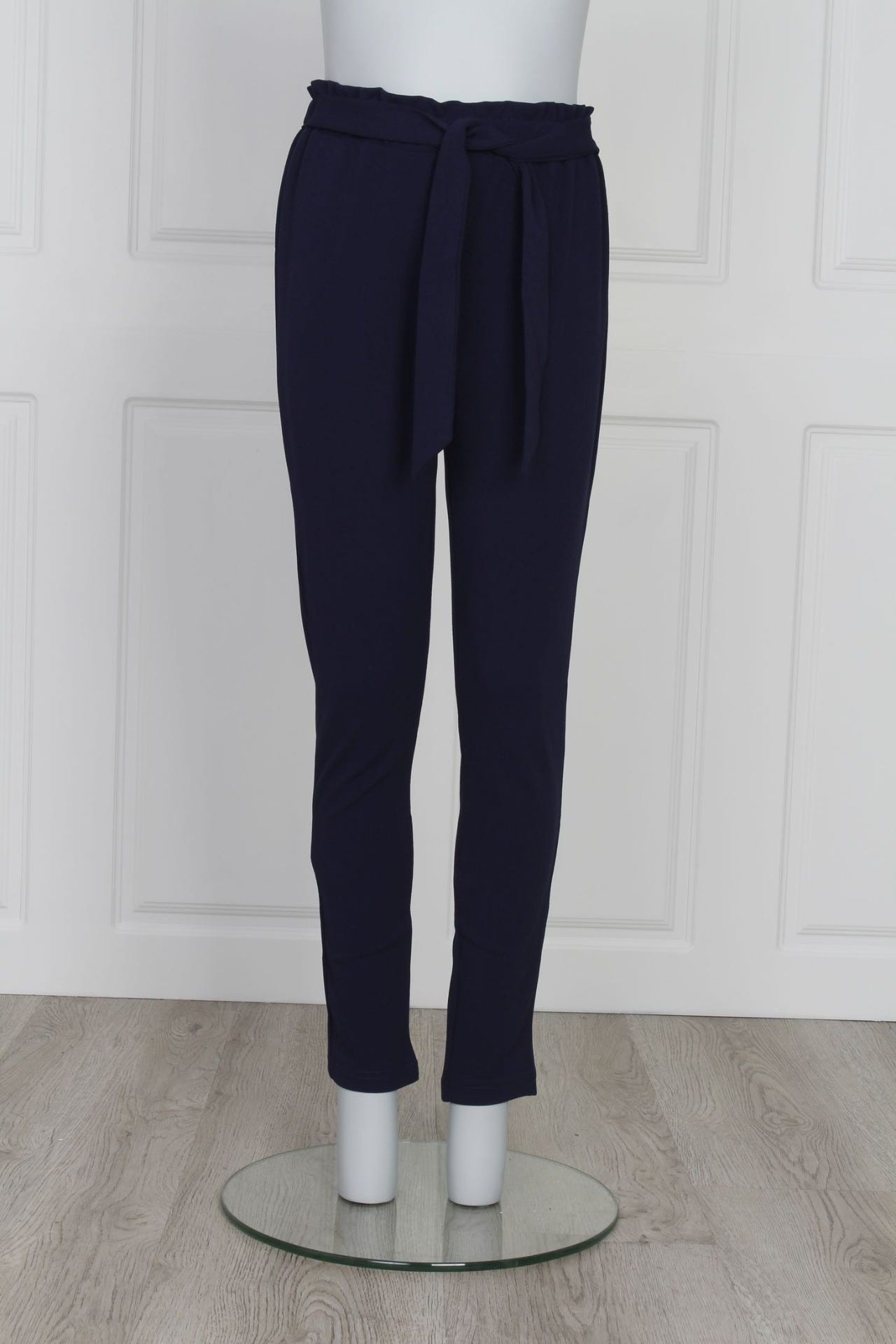 Hose mit Bindeband, navy 