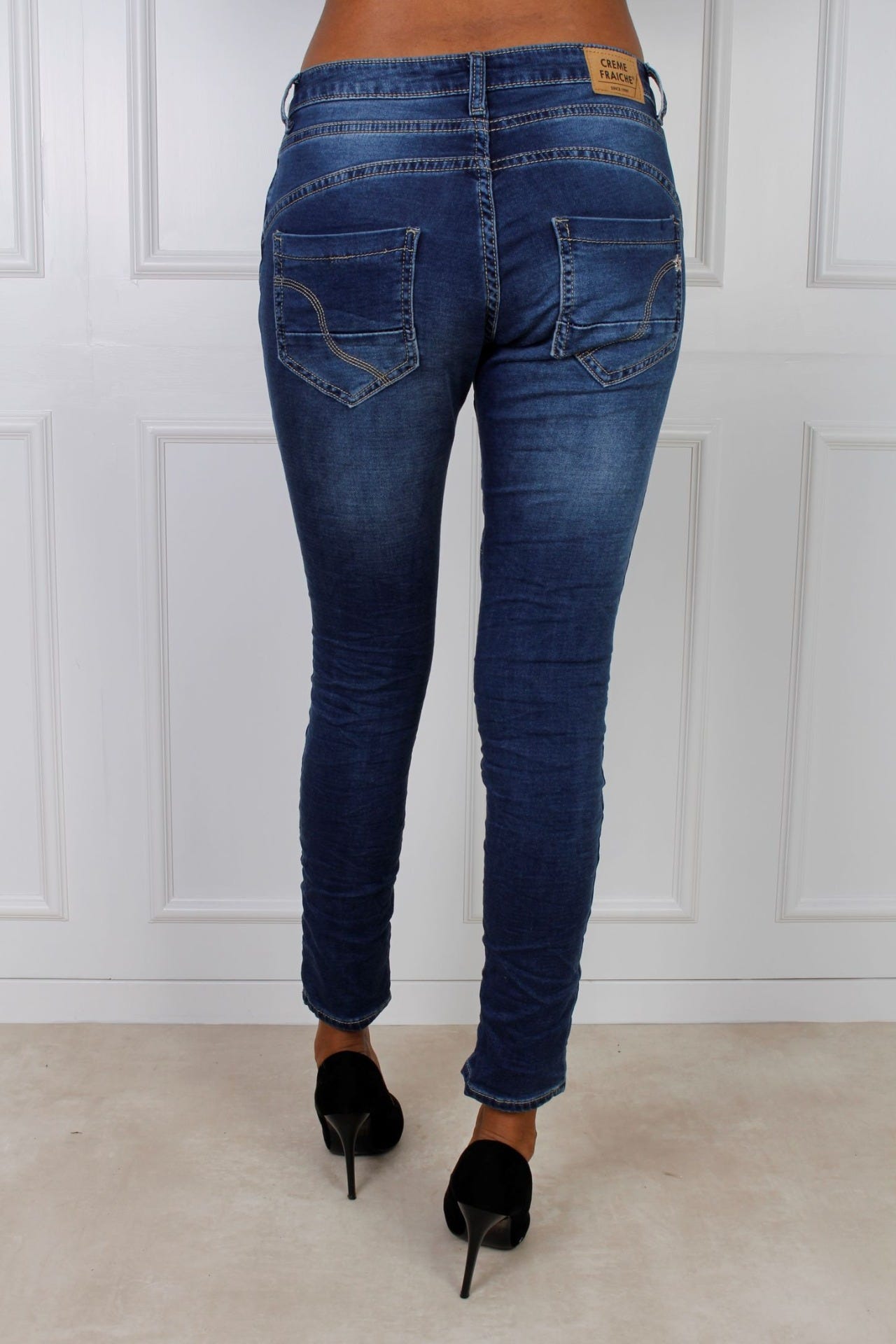 Baggy Jeans mit 10 Knöpfen, denim