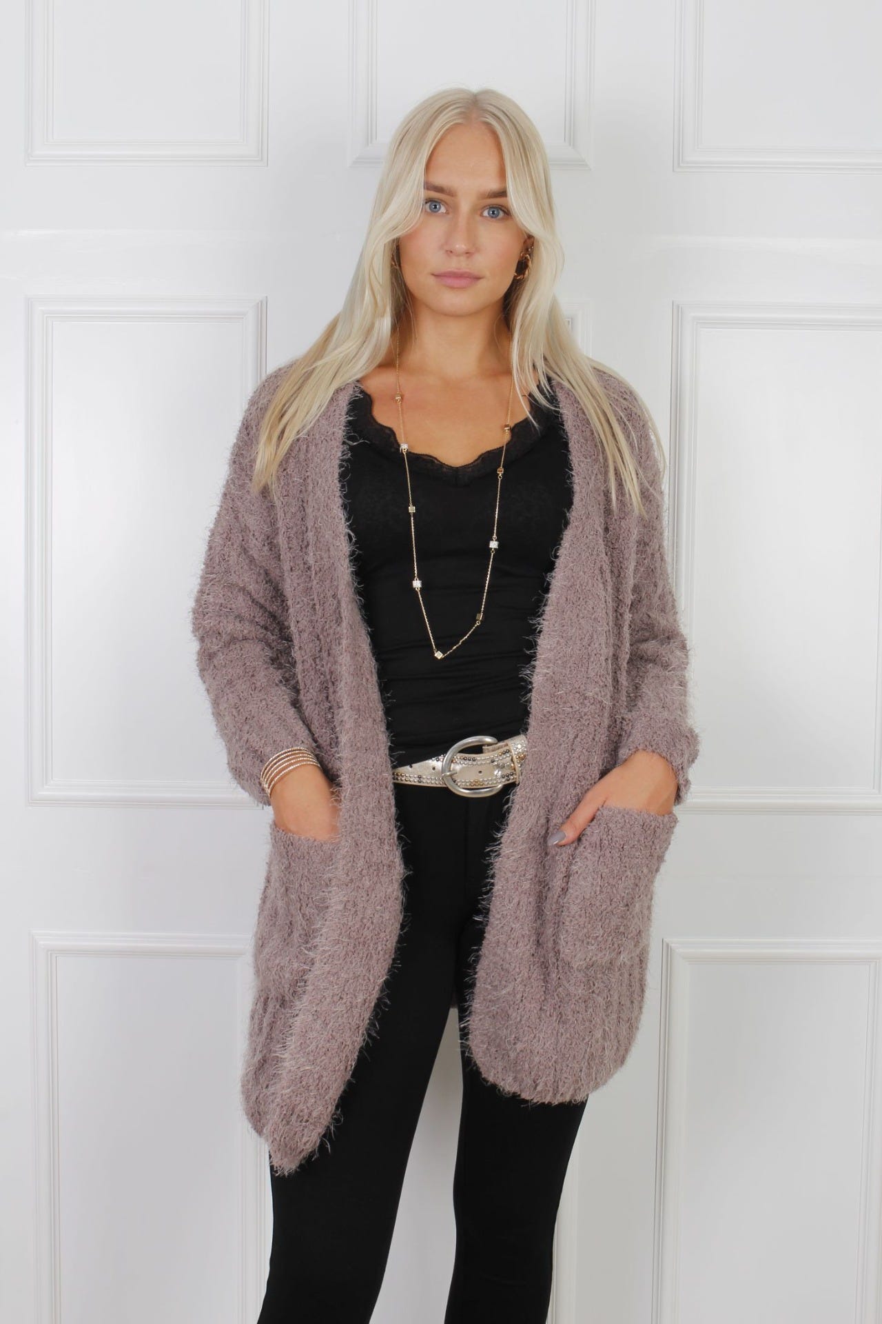 Weicher Cardigan, taupe