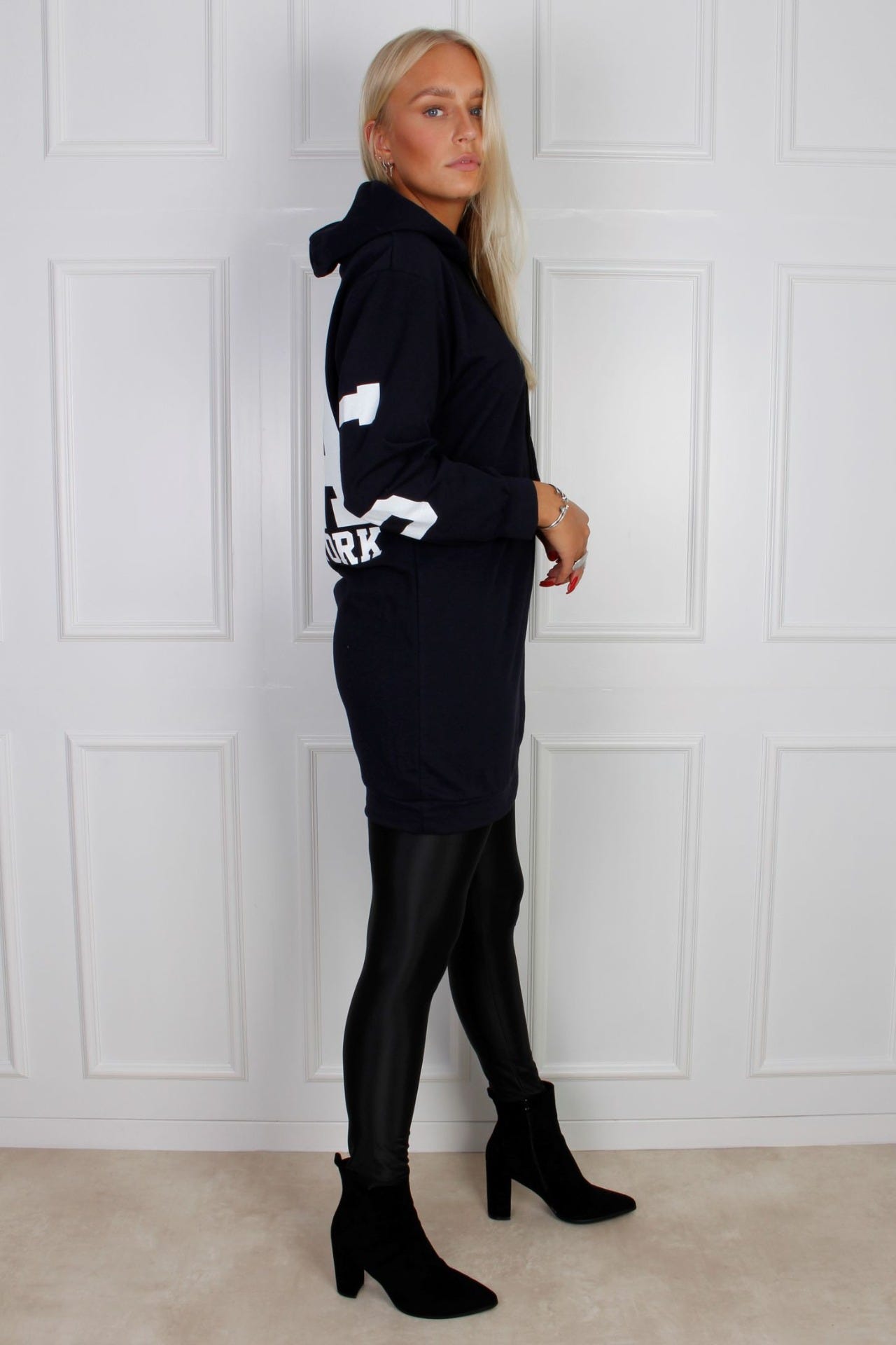 Buffalo Hoodiekleid, navy