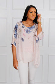 Zenia batwing, rosa