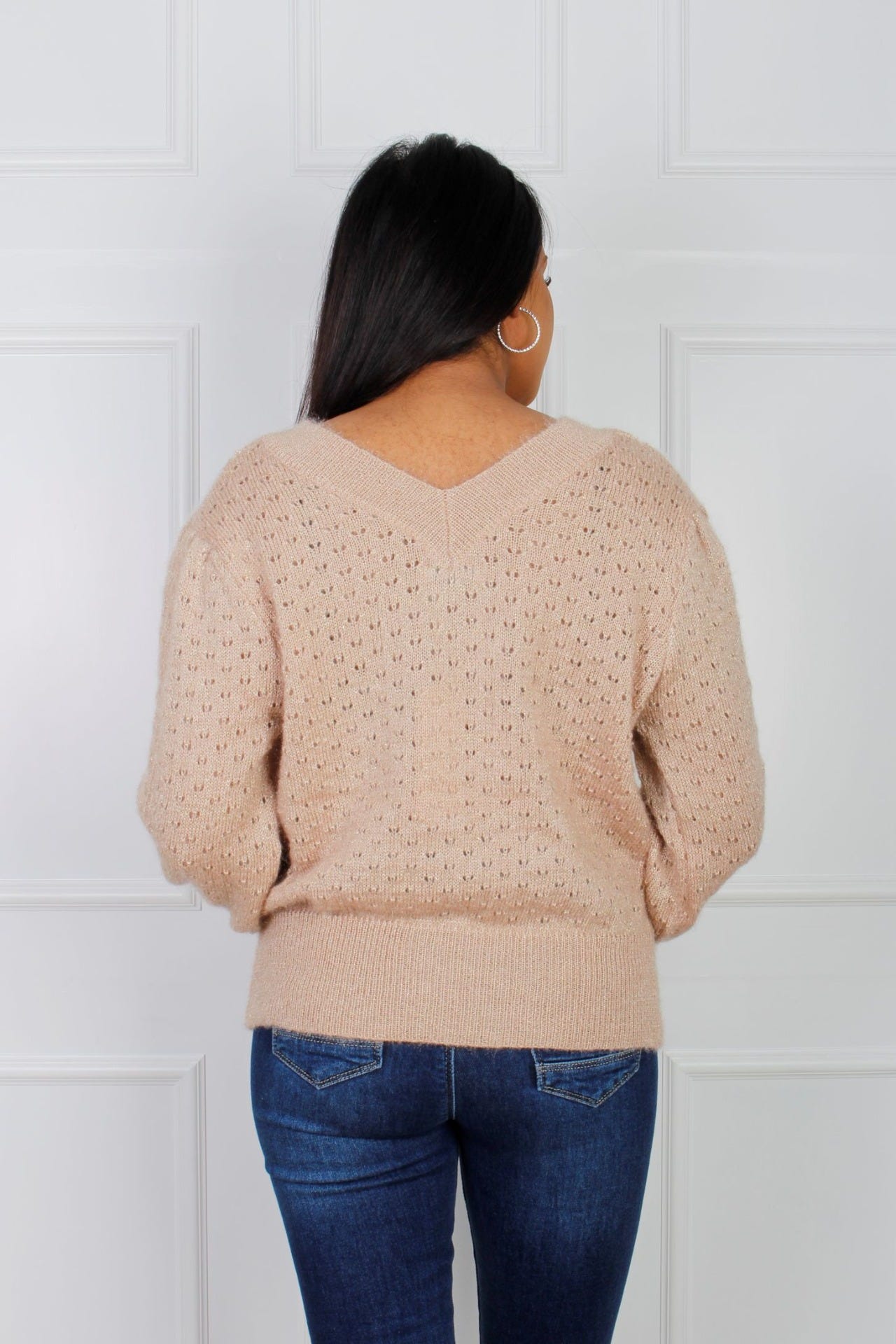 Strickpullover, taupe