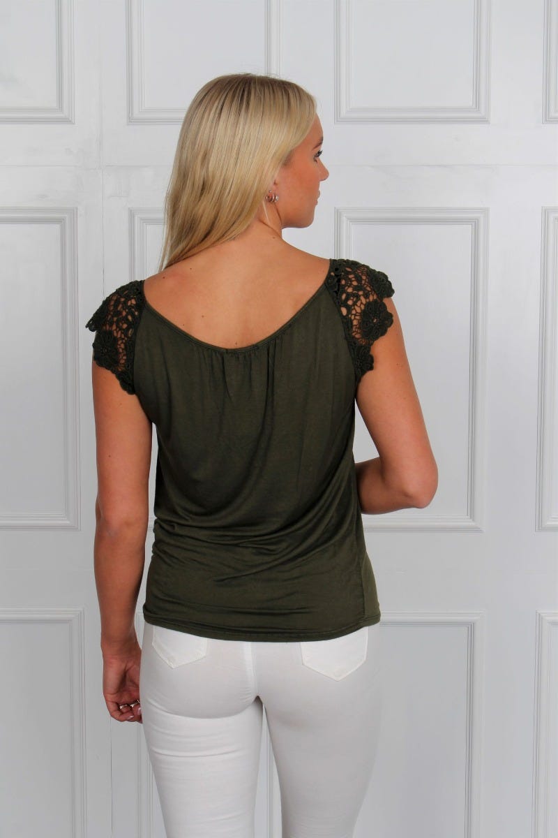 Heidi top, khaki