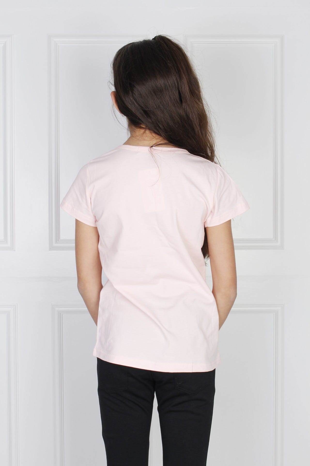 T-shirt med bella motiv, rosa