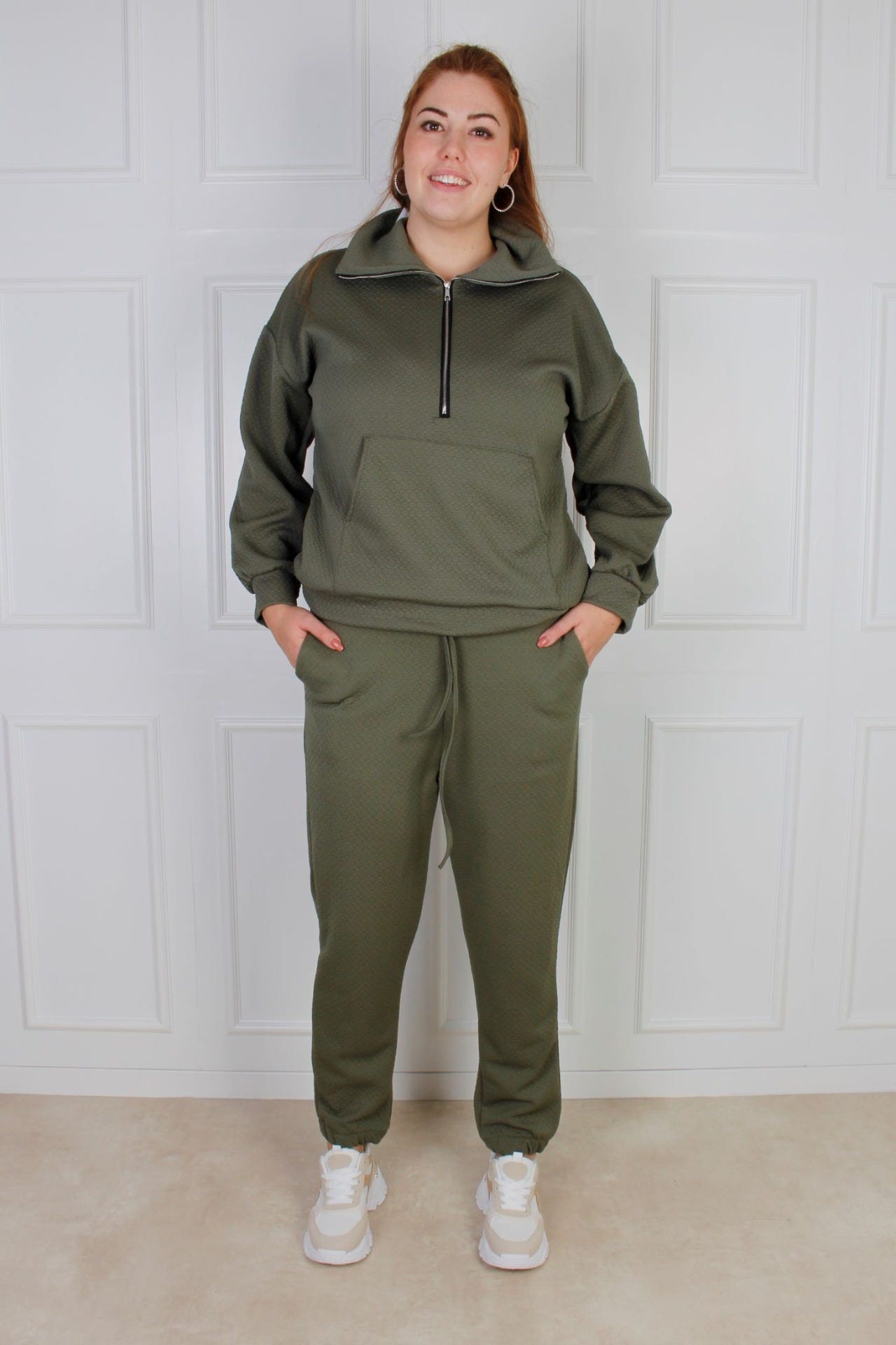 Cecilie Hose, khaki 